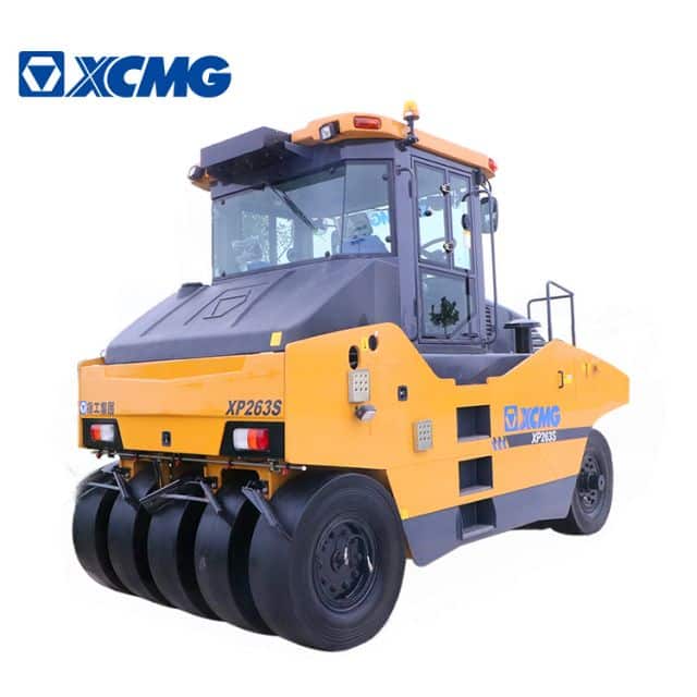 XCMG official 26 ton pneumatic tire roller XP263S China new rubber tired road roller for sale